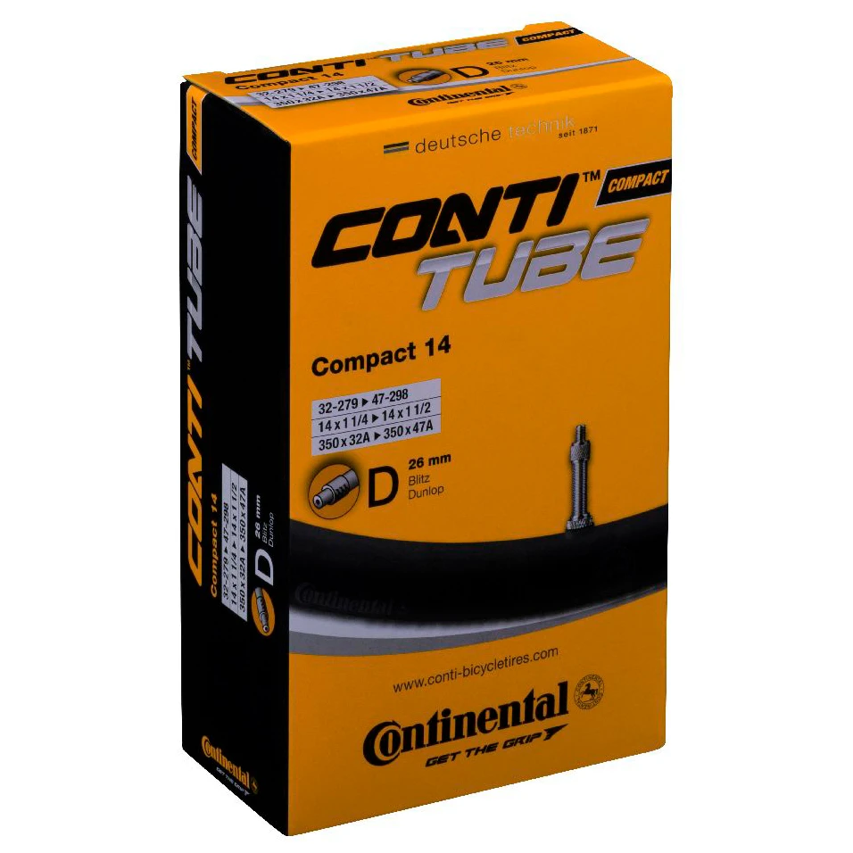 Continental Compact Tube 14'' (32-279 - 47-298) - Fahrradschlauch 3 Continental Compact Tube 14'' (32-279 - 47-298) - Fahrradschlauch