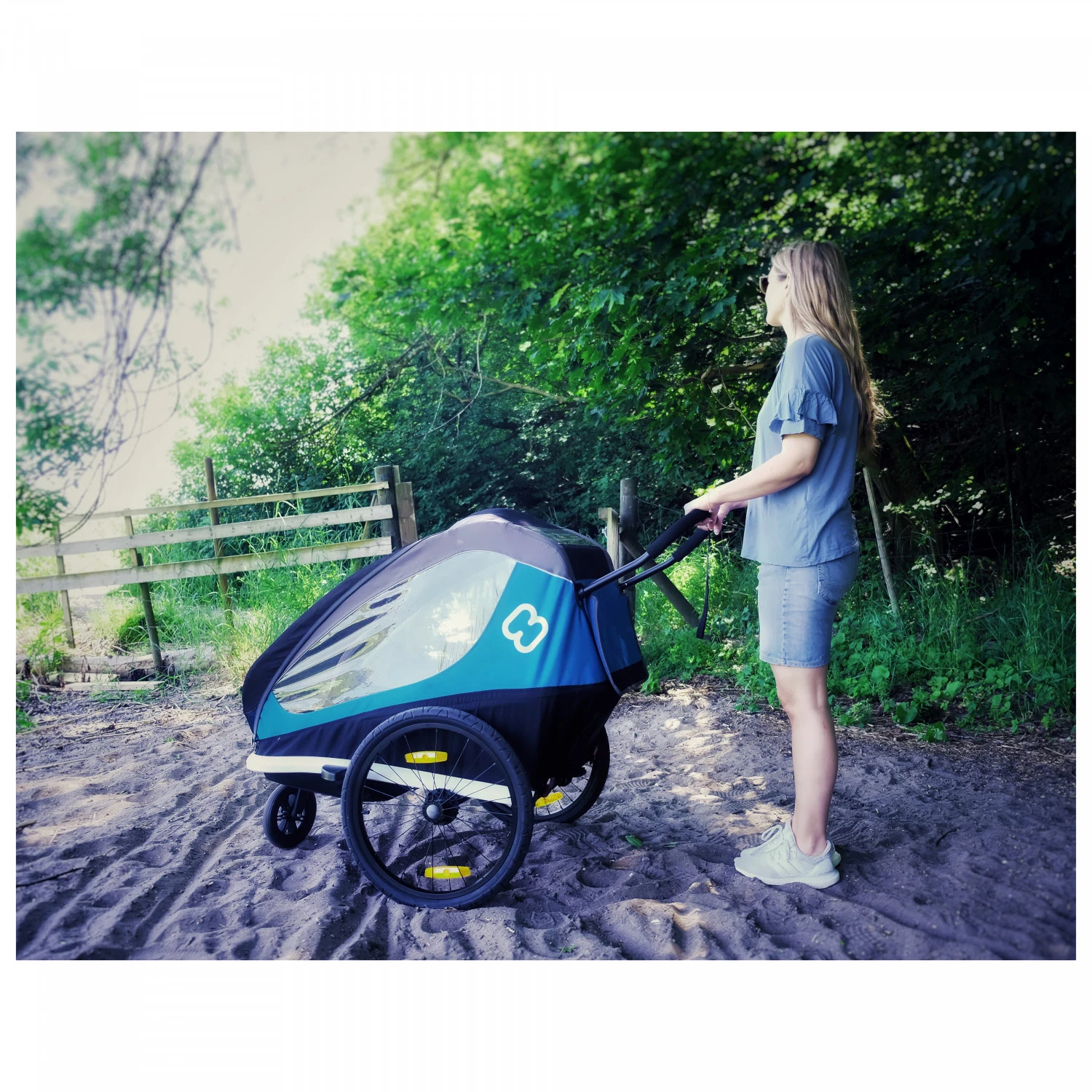 Hamax Traveller With Bicycle Arm & Stroller Wheel - Kinderanhänger 7 Hamax Traveller With Bicycle Arm & Stroller Wheel - Kinderanhänger – Bild 5