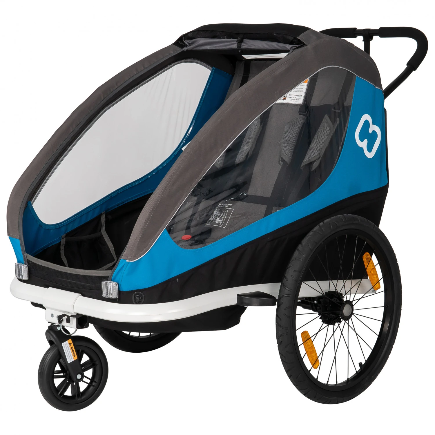 Hamax Traveller With Bicycle Arm & Stroller Wheel - Kinderanhänger 3 Hamax Traveller With Bicycle Arm & Stroller Wheel - Kinderanhänger