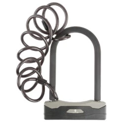 M-Wave Bügelschloss Mit Spiralgabel B & S - Fahrradschloss -Rad Teile Shop m wave buegelschloss mit spiralgabel b s fahrradschloss detail 3