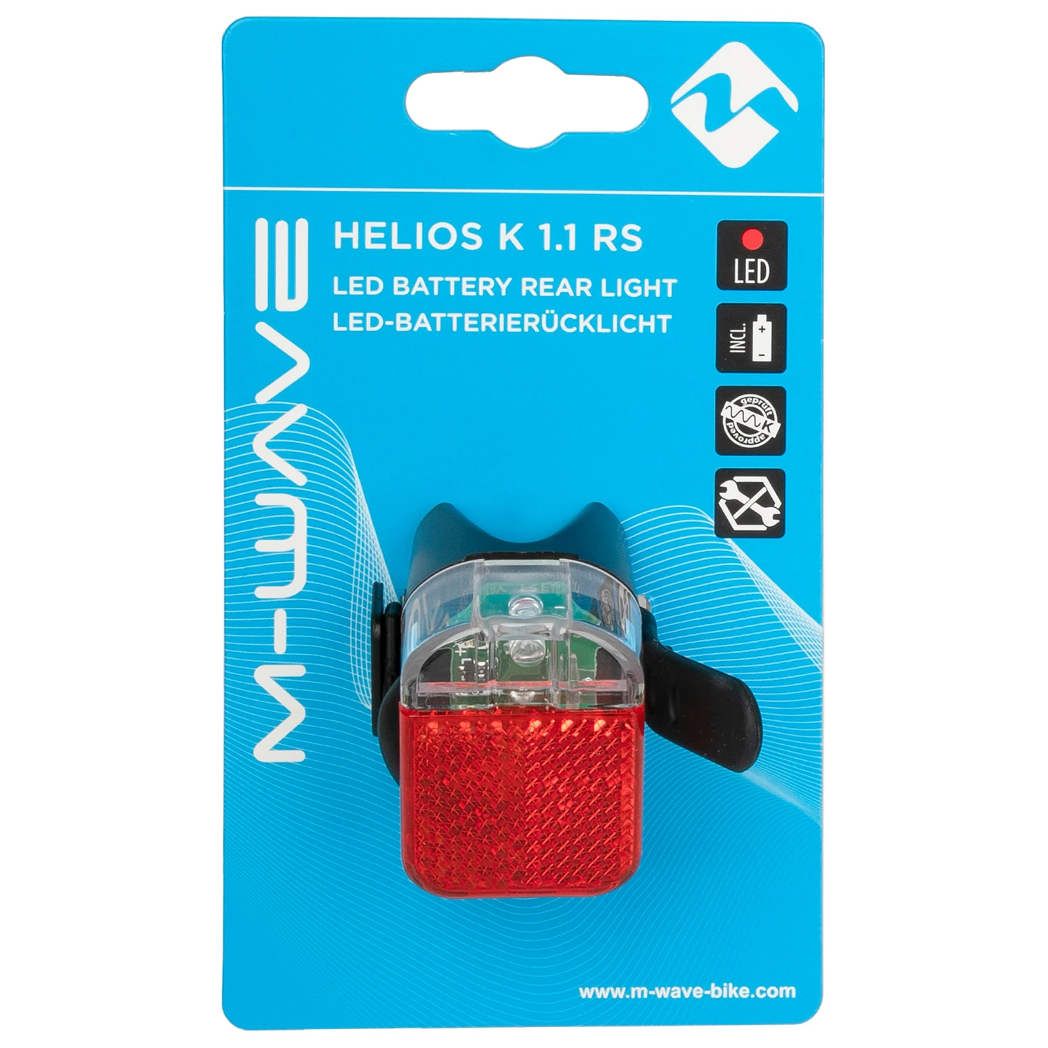 M-Wave Helios K 1.1 RS Rücklicht 3 M-Wave Helios K 1.1 RS Rücklicht