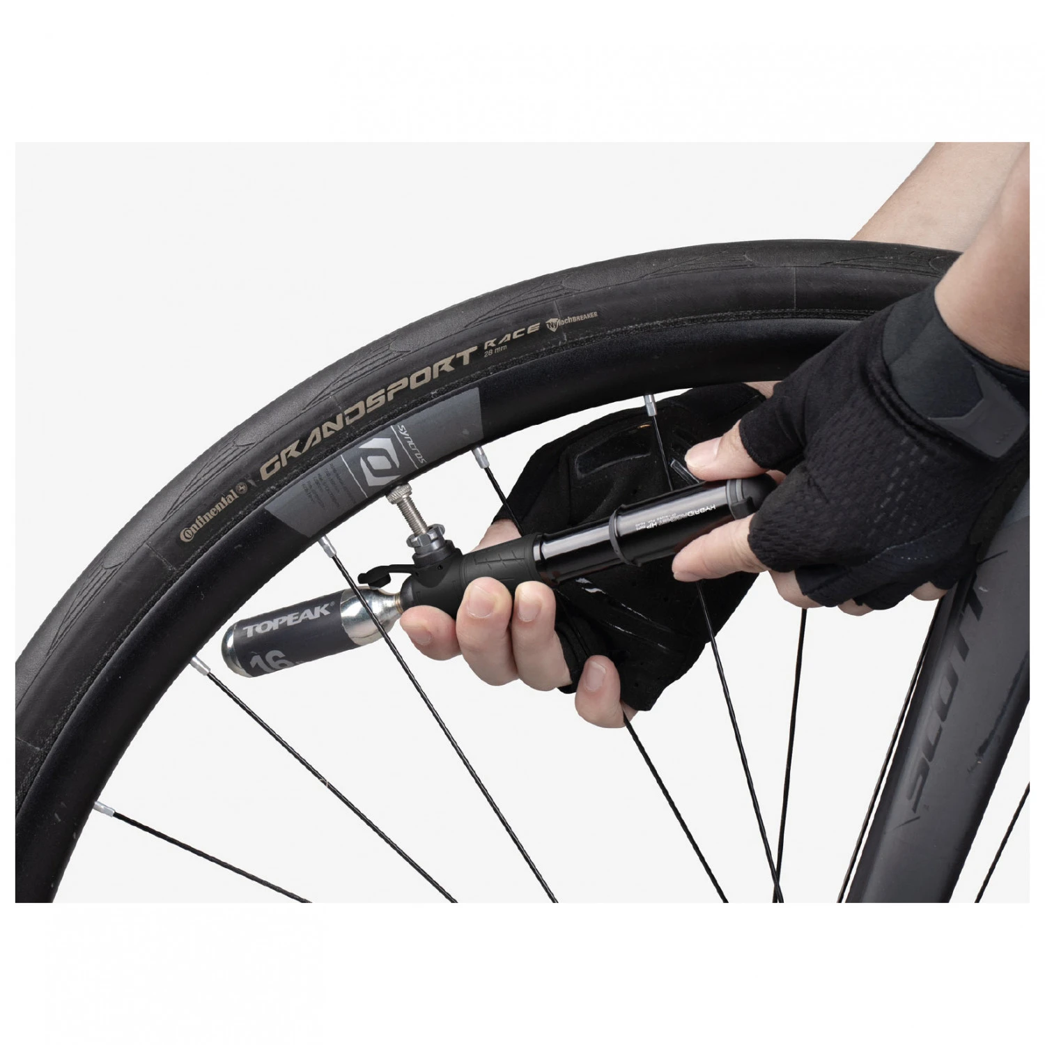 Topeak Hybridrocket HP Mini - Minipumpe 6 Topeak Hybridrocket HP Mini - Minipumpe – Bild 4